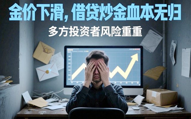 金价下跌致借贷炒金损失严重 多方投资者面临巨大风险