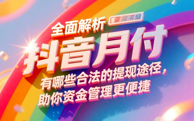 全面解析抖音月付有哪些合法的提现途径，助你资金管理更便捷